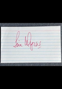 JIM WYNN AUTHENTIC AUTOGRAPHED 3x5 WHITE LINED INDEX CARD “TOY CANNON” - Picture 1 of 4