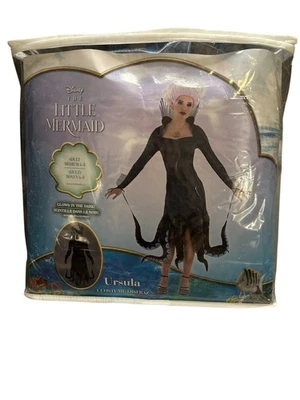 迪士尼恶棍小美人鱼 2 件装乌苏拉夜光成人服装 — 第 1/4 张图片