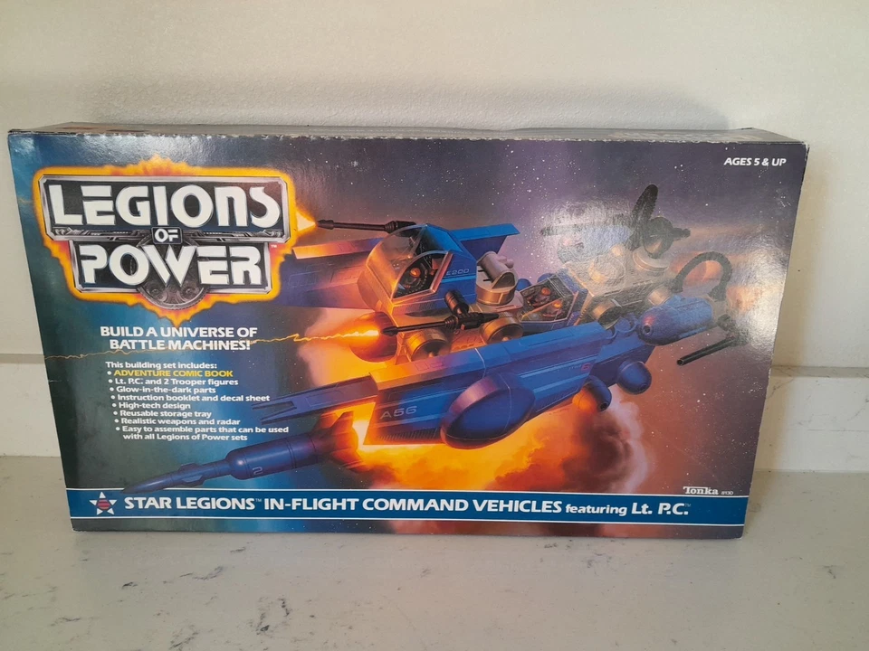 De colección 1986 Legions of Power Star Legions in Flight Command Vehículos Tonka EX+ Foto 1 de 4