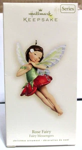 #22 - 2007 Hallmark Keepsake Fairy Messengers " Rose Fairy " - New - Picture 1 of 2