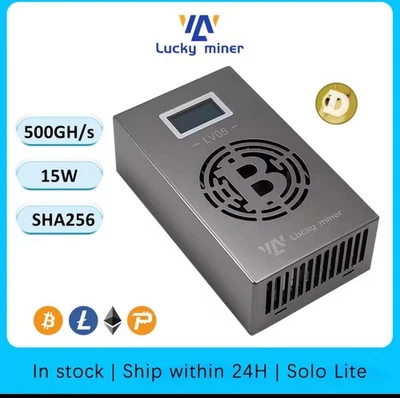 Lucky Miner LV06 ASIC Miner BM1366 | Silencioso | SHA256 BTC BCH BSV | Envío gratuito Foto 1 de 4