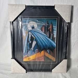 Litografía enmarcada Batman Over Gotham Bob Kane 268/2500 WB Collectors Guild - Imagen 1 de 7