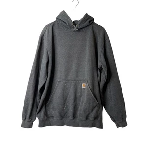 Carhartt Loose Fit Midweight Pullover Hoodie Herren XL Grau Distressed Arbeit K121 - Bild 1 von 11