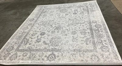 Tapete com manchas traseiras marfim/prata 8'-0" x 10'-0", preço reduzido 1172681887 ADR109C-8 - Imagem 1 de 4