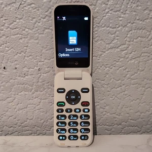 Teléfono Móvil Doro Phone Easy 6620 DFC-0260 (Desbloqueado) Abatible Plegable GRAN Teclado Rojo - Imagen 1 de 9