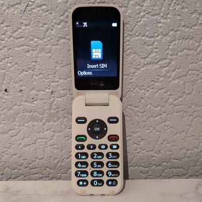 Doro Phone Easy 6620 DFC-0260 Mobile Phone (Unlocked) Flip Fold BIG Keypad Red - Image 1 of 4