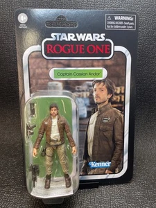 Star Wars Rogue One Actionfigur: Captain Cassian Andor (Kenner 3,75") im Gehäuse - Bild 1 von 10