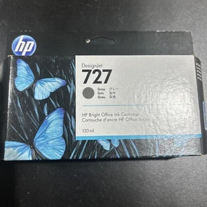 Original HP 727 130 ml Gris DesignJet T1500 T920 T2500 (Caja Sellada) Sistema operativo caducado - Imagen 1 de 7