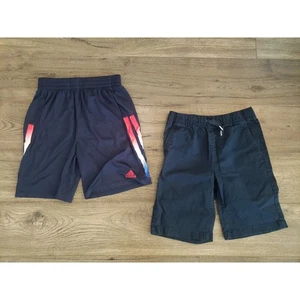 Navy Blue Shorts Bundle of 2 Athletic Sporty Walking Boys Kids Youth Size 14-16 - Picture 1 of 12