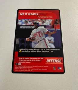 VLADIMIR GUERRERO 2003 MLB Showdown Strategy #S16 SEE IT CLEARLY - Picture 1 of 1