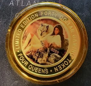 Four Queens 2024 Yellow Cap Silver Strike .999 Fine $40 Fiken enero - Imagen 1 de 2