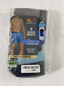 Paquete de 6 calzoncillos boxer Fruit of the Loom Coolzone para hombre, talla S multicolor - Imagen 1 de 7