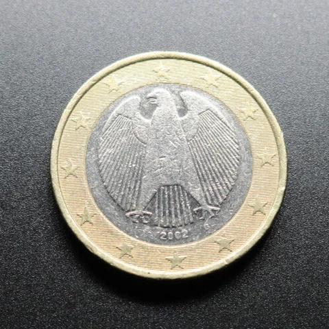 Euro Coins - 1 Euro 2002 GERMANY. ES002 Cover