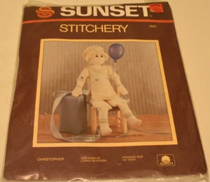 Kit Muñeca Vintage Sunset Stitchery #2855 Christopher 18" Victoriano Trapo Tela - Imagen 1 de 6