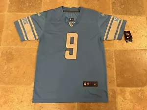 New Matthew Stafford Detroit Lions Nike On Field NFL 100 Jersey Mens Small NWT - Picture 1 of 11