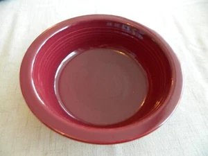 Homer Laughlin & Co. Fiesta Ware Maroon (1) 8 1/2" Serving Bowl            FT - Picture 1 of 5