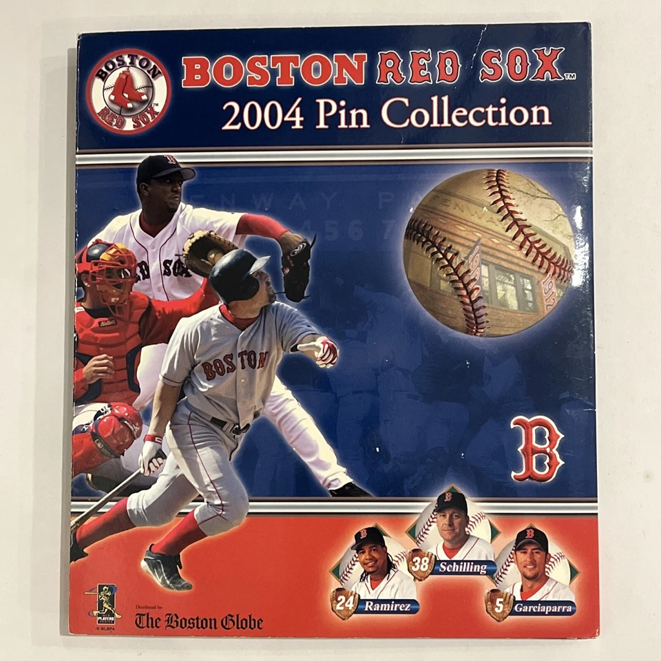 MLB 2004 Boston Red Sox 25 pins collection - curse over (Boston Globe)  - Image 1 of 4