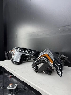 2022-2024 Toyota Tundra Sequoia Left & Right LED Headlights w/Auto Level OEM - Image 1 of 4