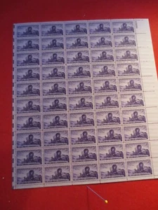 Doc SC# Utah Settlement Centennial  MNH 3¢ sheet of 50    1947 - Picture 1 of 4