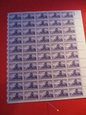 Doc SC# Utah Settlement Centennial  MNH 3¢ sheet of 50    1947 - Image 1 of 4
