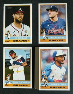 2025 Topps Heritage ~ Atlanta Braves ~ 14 Karten Team Set - Bild 1 von 3