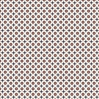 1: 48th Rosso Scuro E Blu Navy Obiettivo Design Foglio per Piastrelle Con Grigio - Immagine 1 di 4