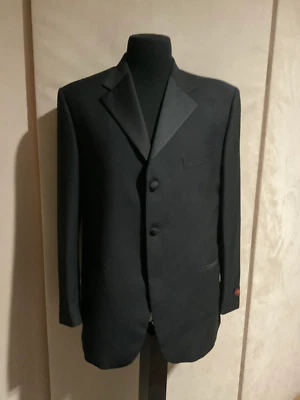 RICK PALLACK TUXEDO DINNER JACKET / 42 REG / NEW WITH TAGS / BLACK MADE IN ITALY - Image 1 of 2