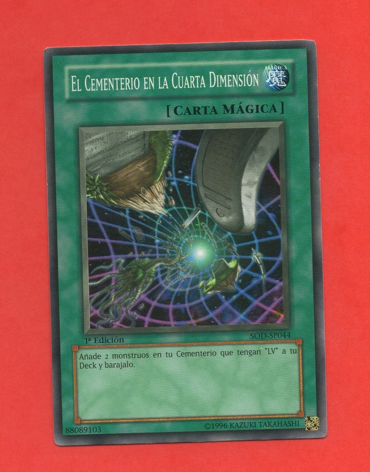 Konami Yu-Gi-Oh! El Cementerio IN Der Cuarta Dimension - SOD-SP044 (A6405) - Bild 1 von 1