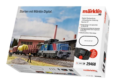 Märklin 29468 масштаб HO Sweedish «Statens Järnvägar» зеленый грузовой цифровой стартер - Изображение 1 из 3