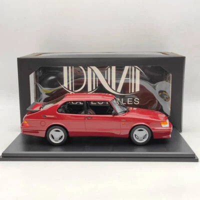 DNA Collectibles 1/18 Saab 900 Turbo T16 Airflow Red DNA000112 Resin Model Car - Immagine 1 di 4