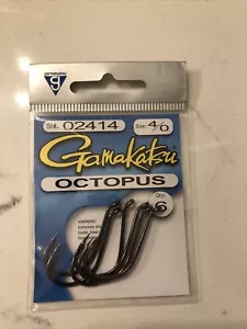 Gamakatsu 02414 Octopus Hook Wacky Rig, Dropshot, Walleye, and Steelhead Hook - Picture 1 of 2