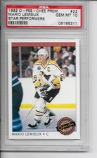 1992-93 O-Pee-Chee Premier Mario Lemieux Pittsburgh Penguins #22 psa 10 hockey