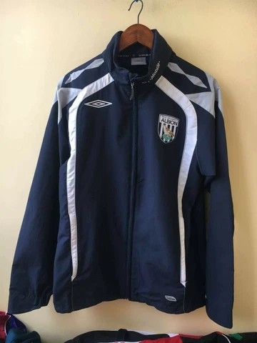 West Bromwich Albion Umbro football soccer jacket. Size S Cover