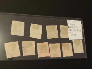 1895 US Stamps #264-274 Lot HB60 - Picture 1 of 2