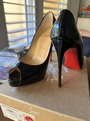 Christian Louboutin Heels 37 Pumps W/ Original Box (some Damage See Photos) - Image 1 of 4