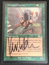 Deranged Hermit *Signed by Kev Walker* - Urza's Legacy Magic Card MTG