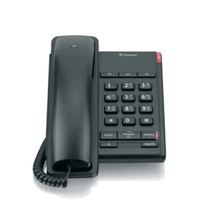 BT Converse 2100 Telephone 040206  in Black "Brand New" Wall or Desk Mountable! - Picture 1 of 3