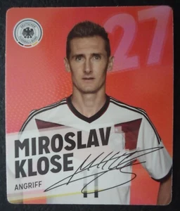 DFB Rewe Sammelkarte Nr. 27 Miroslav Klose Deutschland WM 2014 - Bild 1 von 1