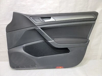 2015-2019 Volkswagen Golf SportWagen Front Right Passenger Door Trim Panel OEM - Image 1 of 4