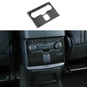 Black Titanium Back Row AC Switch Panel Trim 1PCS For Ford Explorer 2016-2019 - Imagen 1 de 6
