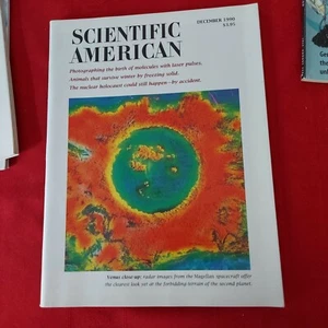 Vintage December 1990 Scientific American Magazine - Picture 1 of 5