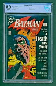 Batman #428 - Death in the Family Part 3, CBCS 8.0 White (DC, 1989) - Picture 1 of 2