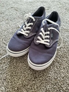 VANS ladies size 6.5 Blue Tennis shoes EUC - Picture 1 of 3