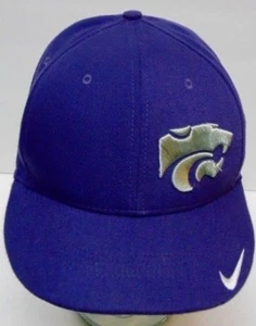 KANSAS STATE WILDCATS NCAA BASKETBALL FOOTBALL NIKE DRI FIT Hat Cap SIZE L/XL - Picture 1 of 12