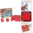 Cozy Christmas Fireplace Puzzle 1000pcs Advent Calendar Xmas Gift for All Ages