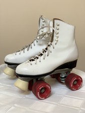 VTG Dominion Canada White  Roller Skates W/ Box Women's sz 8