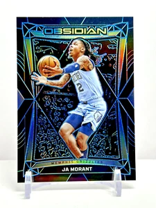 2023-24 Panini Obsidian Blue Electric Etch #'d /30 Ja Morant Memphis Grizzlies - Picture 1 of 2