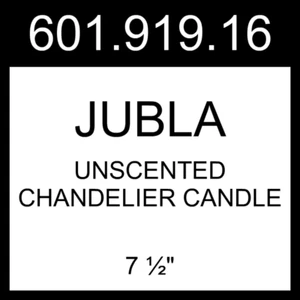 IKEA JUBLA Unscented Chandelier Candle White 20 Pack 7 ½" 601.919.16 - Picture 1 of 1