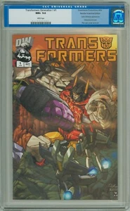 TRANSFORMERS GENERATION 1 #1 RETAILER INCENTIVE VARIANT CGC 9.6 2002 DREAMWAVE - Foto 1 di 2