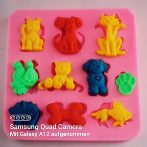 10fach Silikonform " Tierwelt " Mini Dekoform einfach nur schön  - Bild 1 von 8